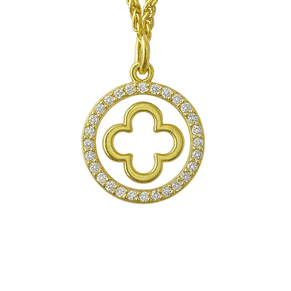 Clover Gold Pendant Necklace